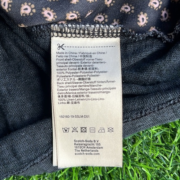 SCOTCH & SODA Mixed Media Tee size large - Picture 7 of 9